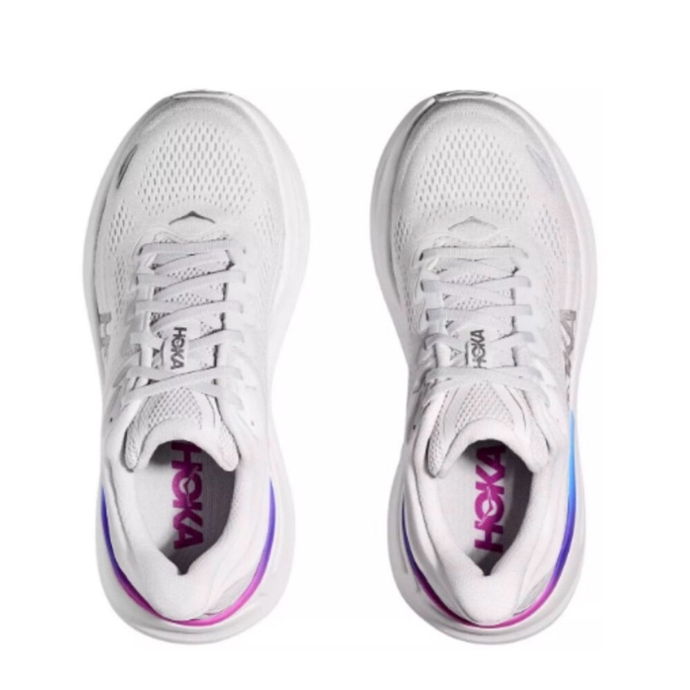 Hoka Women's Silver and Purple Athletic Shoes - Picture 5 of 6
